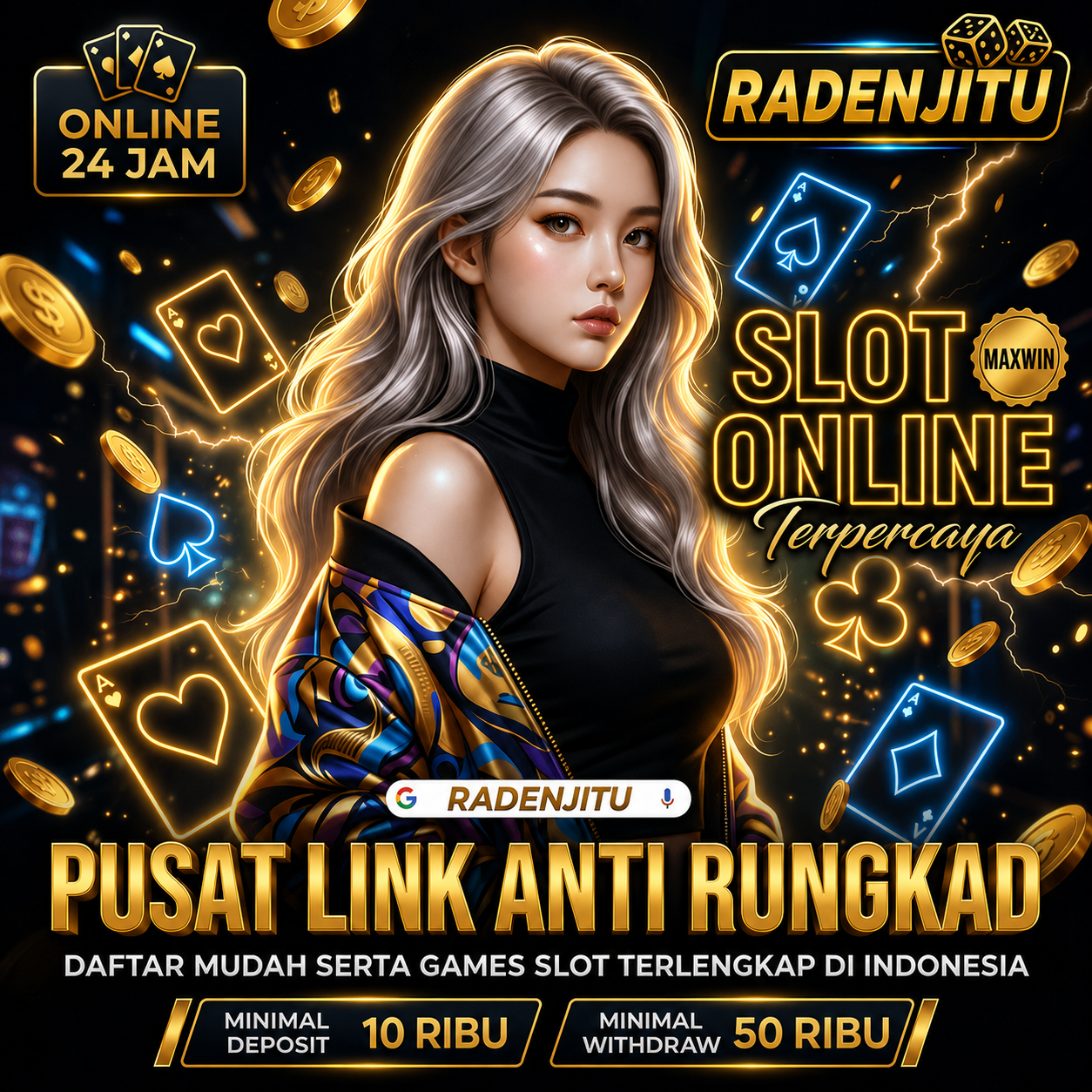 RADENJITU # PUSAT LINK ANTI RUNGKAD DAFTAR DAN MUDAH SERTA GAME SLOT TERLENGKAP by Hey siriusly